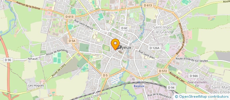 localisation de l'entreprise L'ALLIANCE  BAYEUX