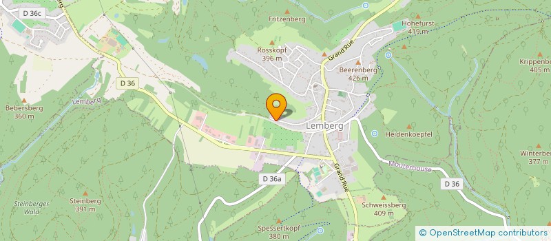 localisation de l'entreprise L'ALLIANCE  LEMBERG