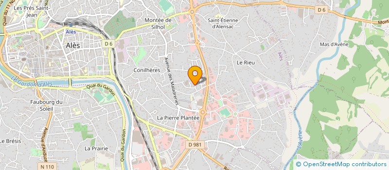 localisation de l'entreprise L' ALLIANCE BURKIN 'ALES  ALES