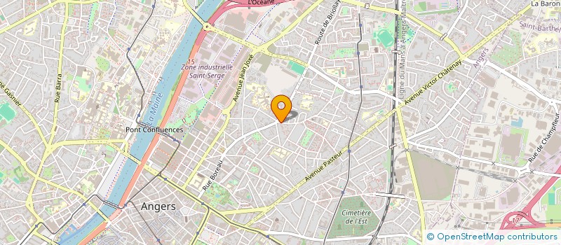 localisation de l'entreprise L'ALLIANCE DES LIONS D'ANJOU à ANGERS