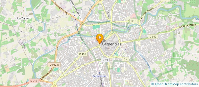 localisation de l'entreprise L'ALLIANCE DES PASSIONS  CARPENTRAS