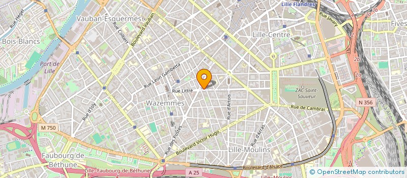 localisation de l'entreprise L'ALLIANCE DES TERRES DU NORD à LILLE