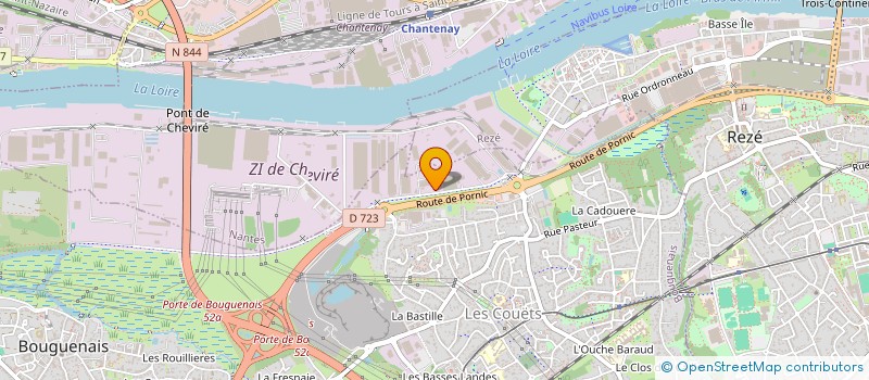 localisation de l'entreprise L'ALLIANCE DES TUILERIES  BOUGUENAIS