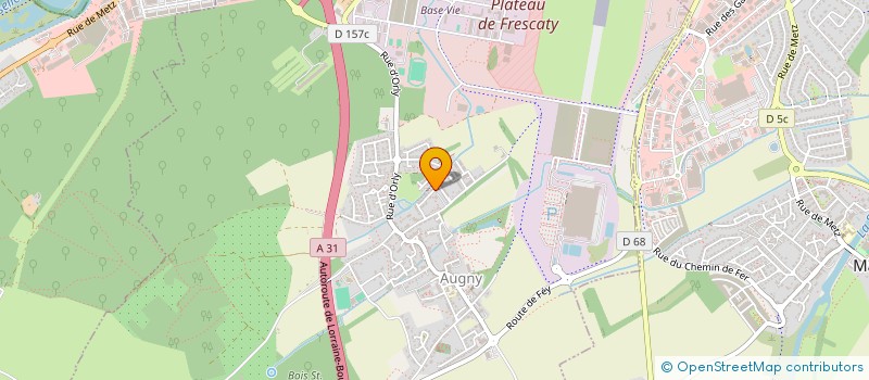 localisation de l'entreprise L'ALLIANCE DES VALEURS  AUGNY