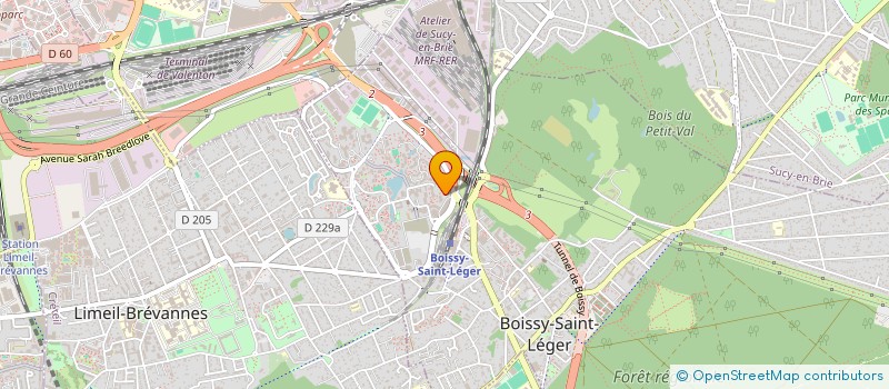 localisation de l'entreprise L'ALLIANCE FOOTBALL CLUB DE BSL à BOISSY-SAINT-LEGER