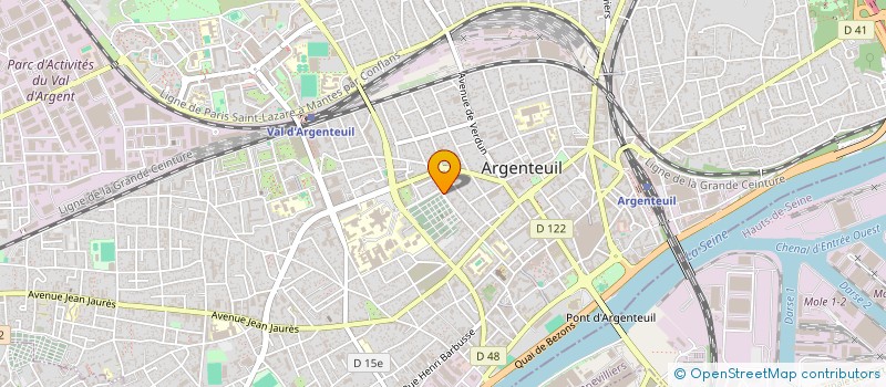 localisation de l'entreprise L'ALLIANCE FUNERAIRE à ARGENTEUIL