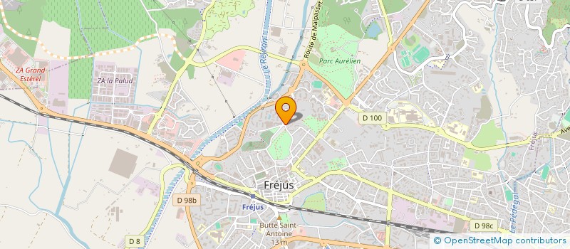 localisation de l'entreprise L'ALLIANCE IMMOBILIERE à FREJUS