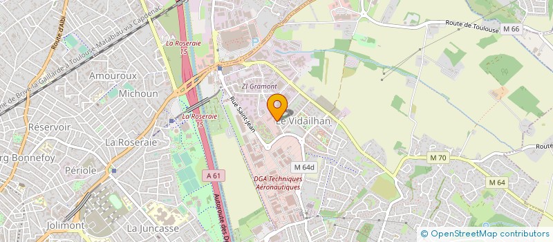 localisation de l'entreprise L'ALLIANCE MAGIQUE  BALMA