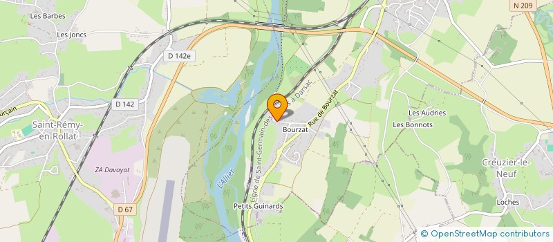 localisation de l'entreprise L'ALLIER DES MARINS  SAINT-GERMAIN-DES-FOSSES