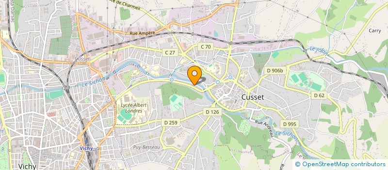localisation de l'entreprise L ALLIER DU BOIS à CUSSET