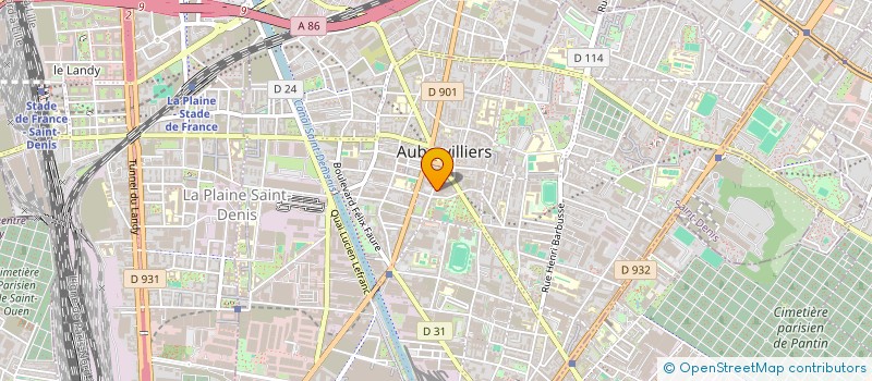 localisation de l'entreprise L ALLUME SUCRE  AUBERVILLIERS