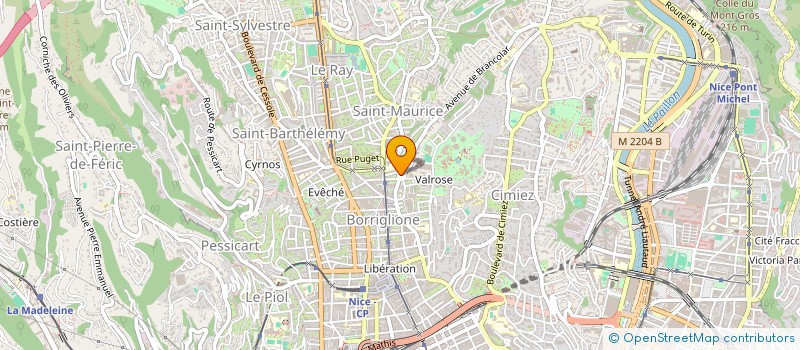 localisation de l'entreprise L ALMA  NICE