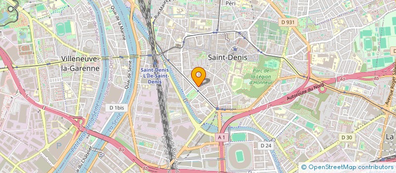 localisation de l'entreprise L'ALMANDIN  SAINT-DENIS