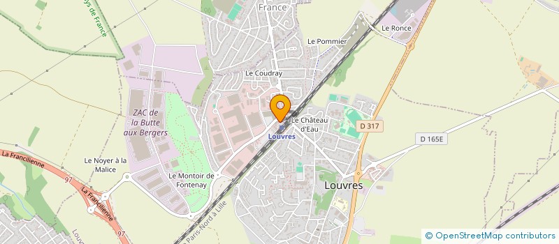 localisation de l'entreprise L'ALNOLETTA  LOUVRES