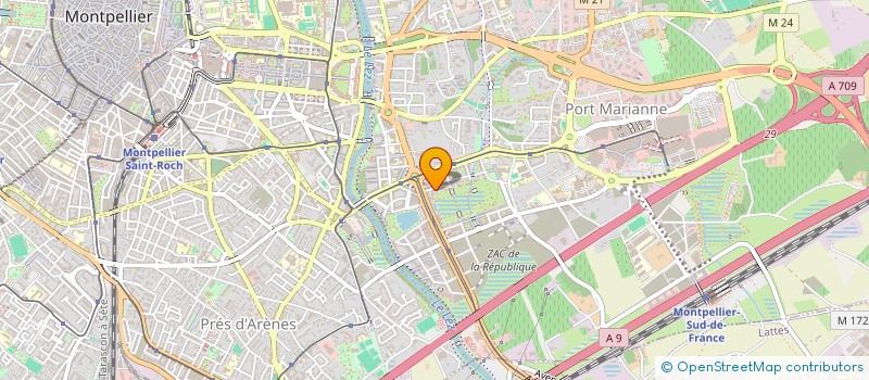 localisation de l'entreprise L'ALOA à MONTPELLIER