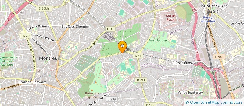 localisation de l'entreprise L'ALOCODROME D'ABIDJAN à MONTREUIL