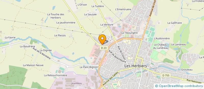 localisation de l'entreprise L'ALOUETTE à LES HERBIERS