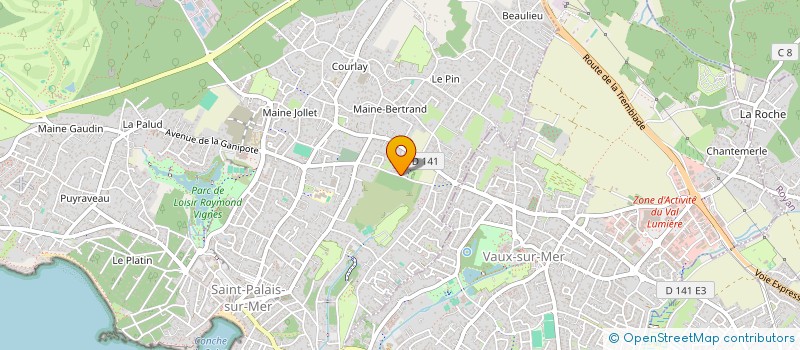 localisation de l'entreprise L'ALOUETTE  SAINT-PALAIS-SUR-MER