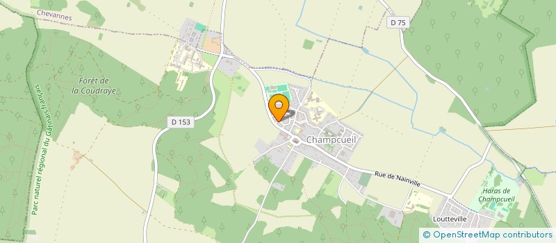 localisation de l'entreprise L'ALOUETTE AUDIO  CHAMPCUEIL