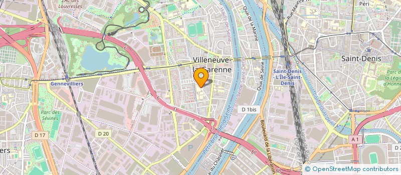 localisation de l'entreprise L'ALOYAU à VILLENEUVE-LA-GARENNE