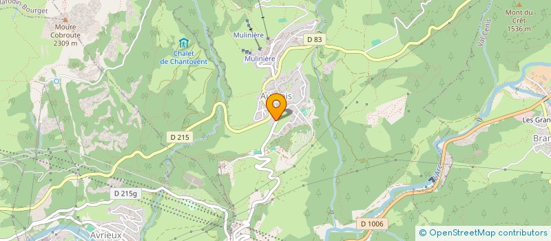 localisation de l'entreprise L'ALPAGE  AUSSOIS