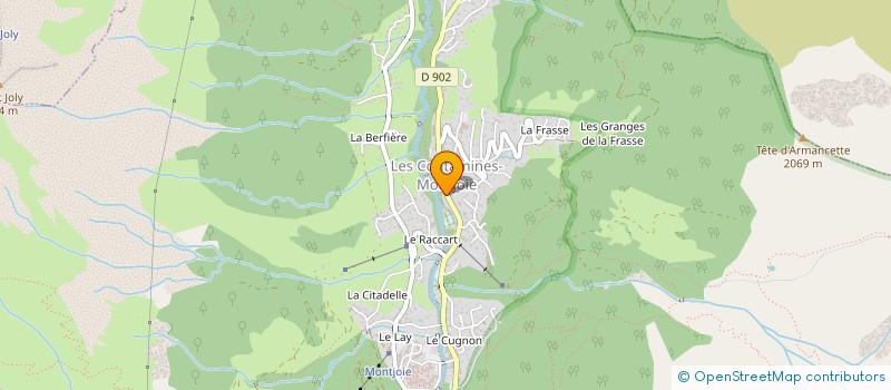 localisation de l'entreprise L'ALPAGE DU MONT à LES CONTAMINES-MONTJOIE