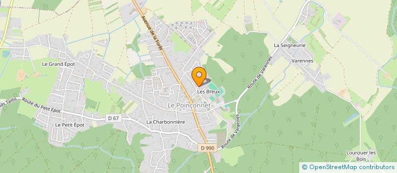 localisation de l'entreprise L'ALPANA à LE POINCONNET