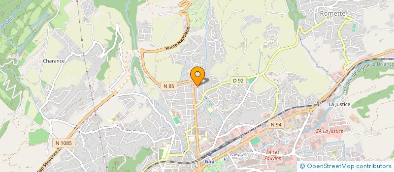 localisation de l'entreprise L ALPE QUI CHANTE  GAP