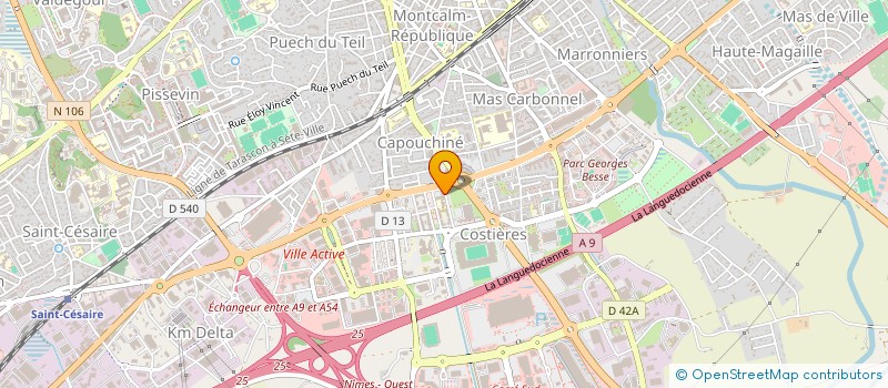 localisation de l'entreprise L ALPHATIS à NIMES
