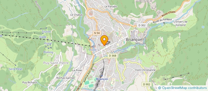 localisation de l'entreprise L'ALPIN  BRIANCON