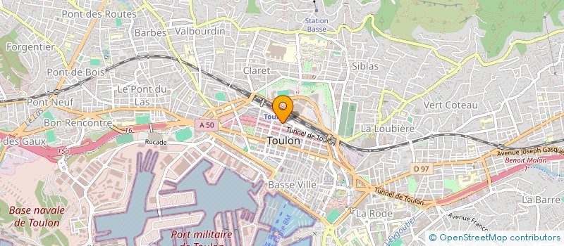 localisation de l'entreprise L'ALPIUM  TOULON