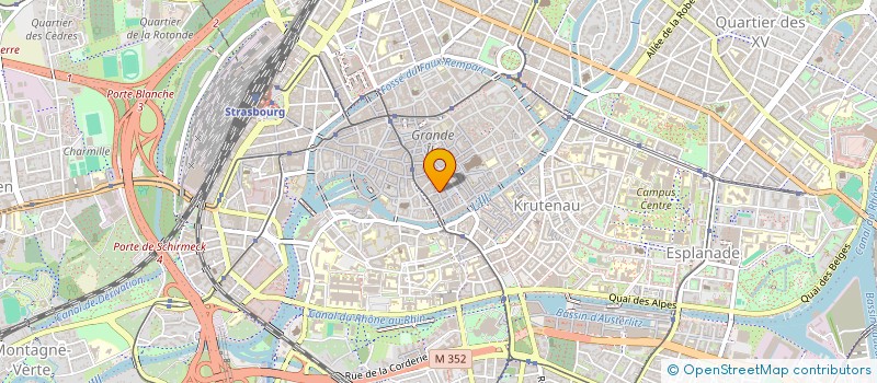 localisation de l'entreprise L'ALSACE CHEZ VOUS à STRASBOURG