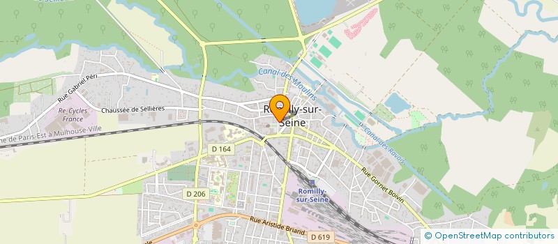 localisation de l'entreprise L ALSACE LORRAINE  ROMILLY-SUR-SEINE