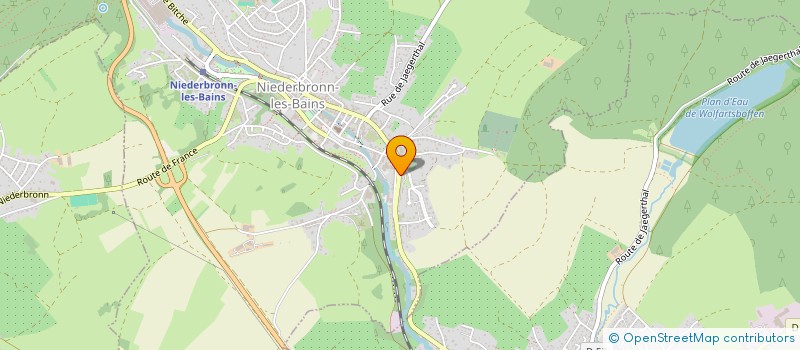 localisation de l'entreprise L'ALSACERIE  NIEDERBRONN-LES-BAINS