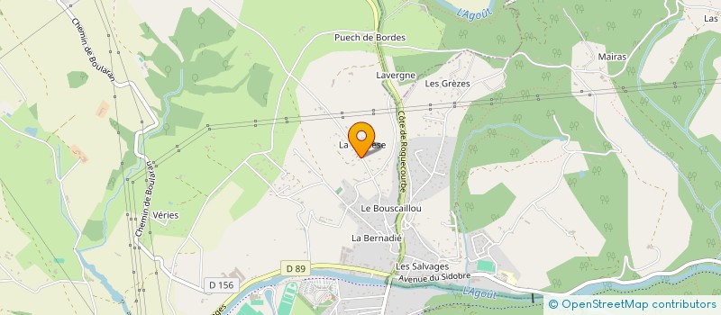 localisation de l'entreprise L'ALSACIENNE  CASTRES