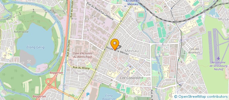 localisation de l'entreprise L' ALSACIENNE DE CONSTRUCTION à STRASBOURG