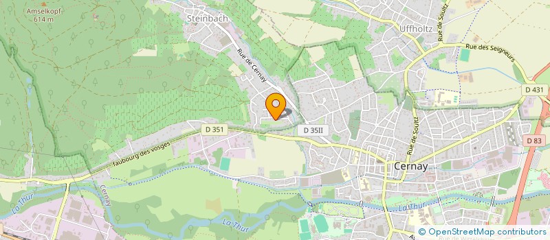 localisation de l'entreprise L'ALSACIENNE ORGANISATION  STEINBACH