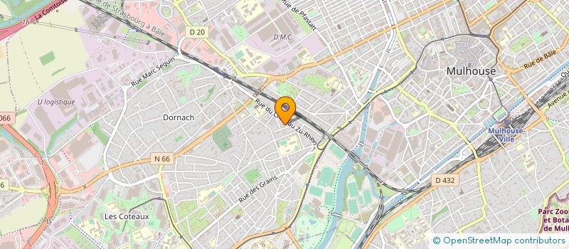 localisation de l'entreprise L'ALSACIENNE SANS CULOTTE à MULHOUSE