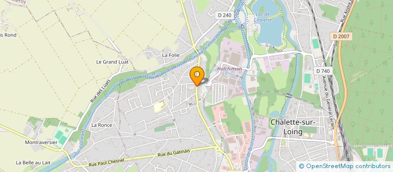 localisation de l'entreprise L'ALSACIENNE SARL à CHALETTE-SUR-LOING