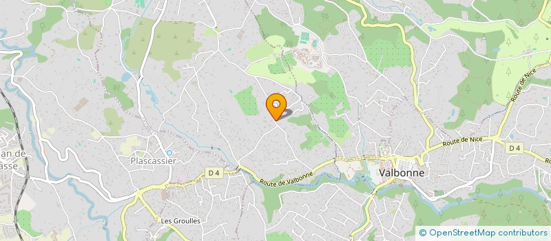 localisation de l'entreprise L'ALTEA  CHATEAUNEUF-GRASSE