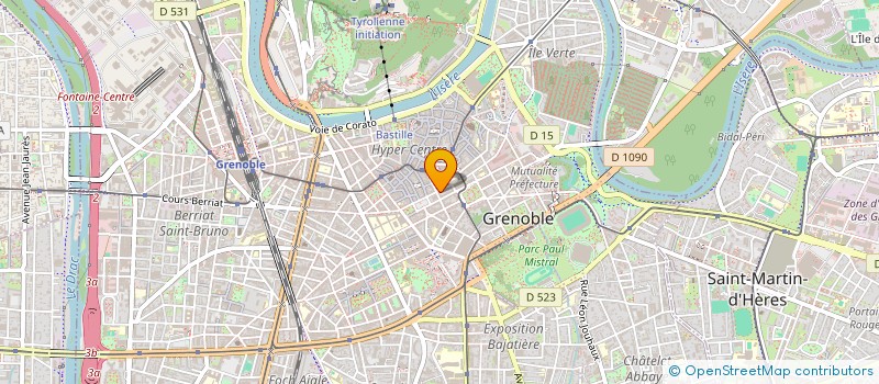 localisation de l'entreprise L'ALTER NATIVE à GRENOBLE