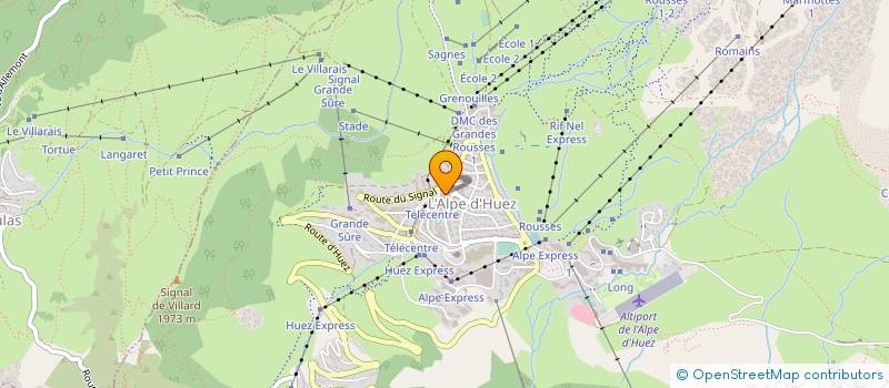 localisation de l'entreprise L'ALTERNATIF à HUEZ