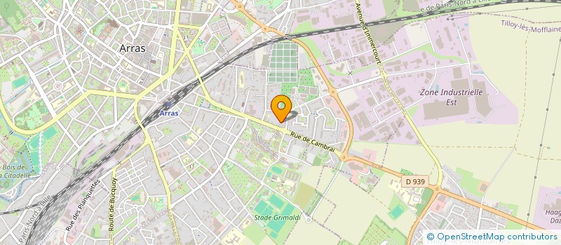 localisation de l'entreprise L'ALTERNATIVE à ARRAS
