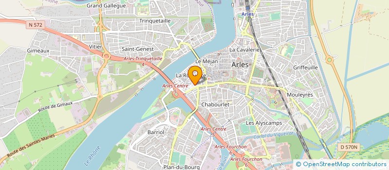 localisation de l'entreprise L'ALTERNATIVE à ARLES