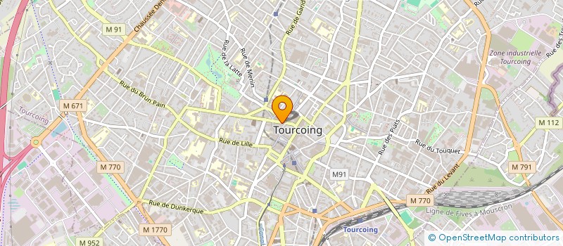 localisation de l'entreprise L'ALTRO GUSTO  TOURCOING