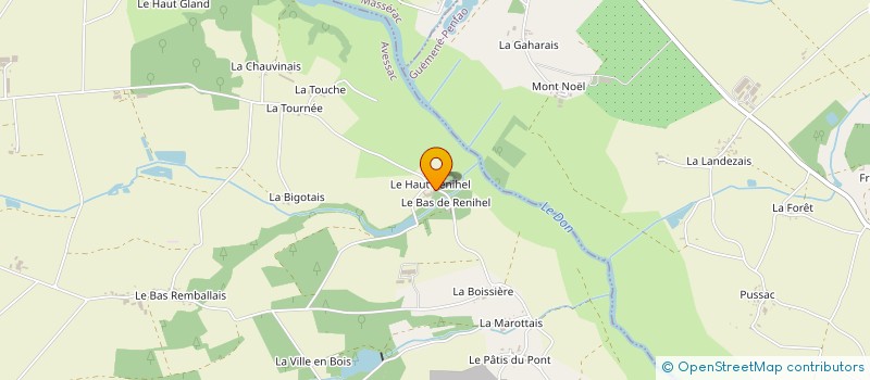 localisation de l'entreprise L'ALUETTE  AVESSAC