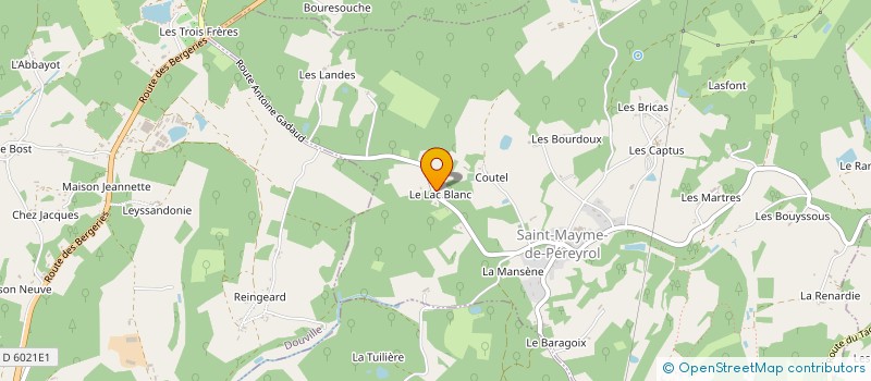 localisation de l'entreprise L'ALVEROISE  VAL DE LOUYRE ET CAUDEAU