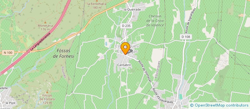 localisation de l'entreprise L' ALYCASTRE  ESTEZARGUES