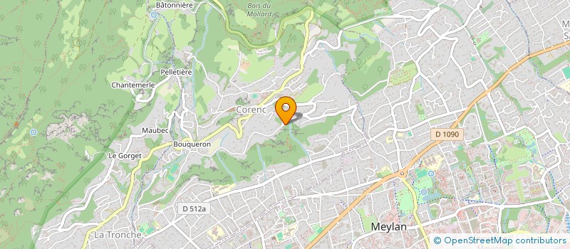 localisation de l'entreprise L'ALYCASTRE  CORENC