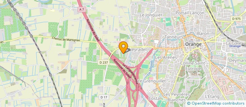 localisation de l'entreprise L'ALYCASTRE  ORANGE